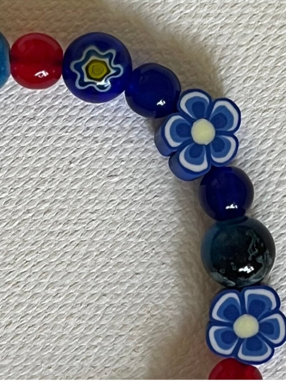🎁FREE GIFT WITH PURCHASE! Free People "On Island Time" Beaded Hair Tie/Bracelet - Picture 3 of 4